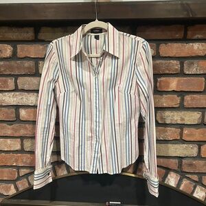 Express Multicolor Striped Women’s Shirt